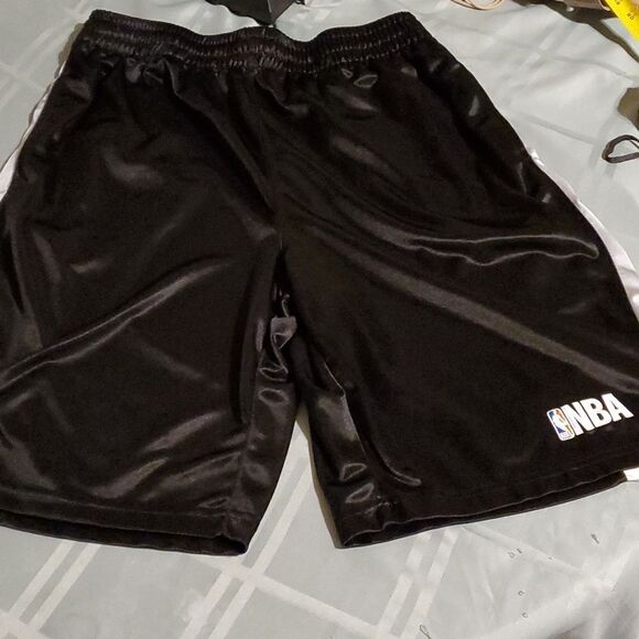 NBA Men basketball Shorts XL black gray use - Picture 1 of 7
